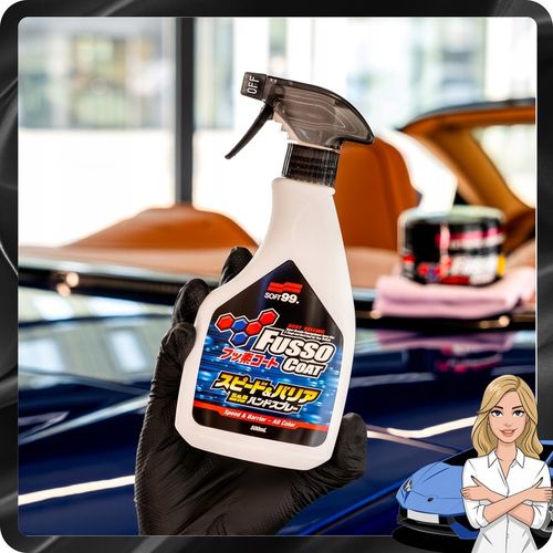 Soft99 fusso coat speed barrier wosk szybki detail zabezpieczenie lakieru na Arena.pl