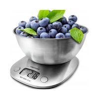 WAGA KUCHENNA Z MISĄ MISKĄ ELEKTRONICZNA PRECYZJA STALOWA DO 5KG LCD