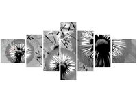 70CM 160CM ZEGAR 7 ELEME DMUCHAWCE CZERNI BIELI DRUK OBRAZ