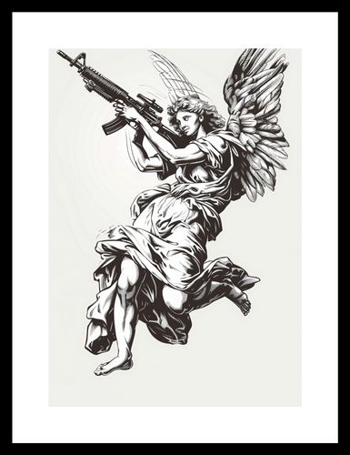 Plakat 21x29,7cm Anioł Wojny na Arena.pl