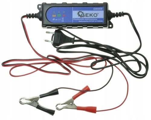PROSTOWNIK ŁADOWARKA DO AKUMULATORA 6-12V LED 4,2A na Arena.pl