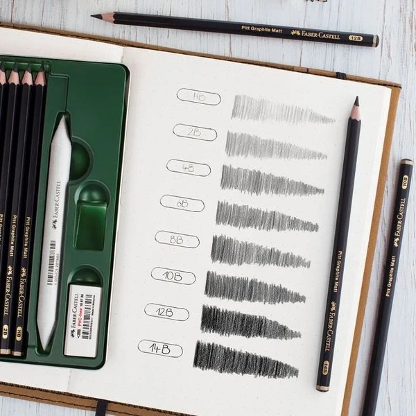 Ołówek artystyczny Pitt Graphite Matt zdjęcie 7