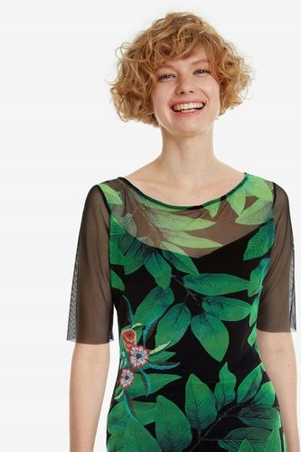 DESIGUAL CZARNA SUKIENKA PRINT (S) na Arena.pl