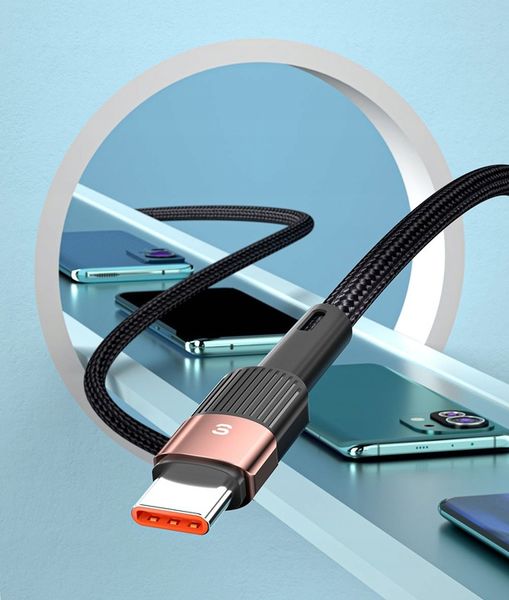 Kabel USB 6A Typ C QC 66W do HUAWEI XIAOMI SAMSUNG zdjęcie 10
