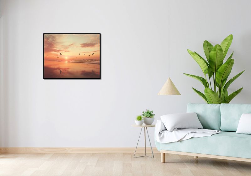Plakat 76x60,5cm Spokojna Przystań zdjęcie 4