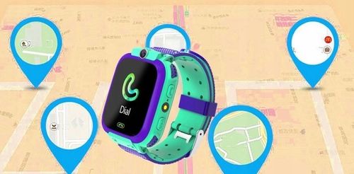 Zegarek dziecięcy / MK-Tech / GPS / smartwatch / lokalizator / fioletowy na Arena.pl