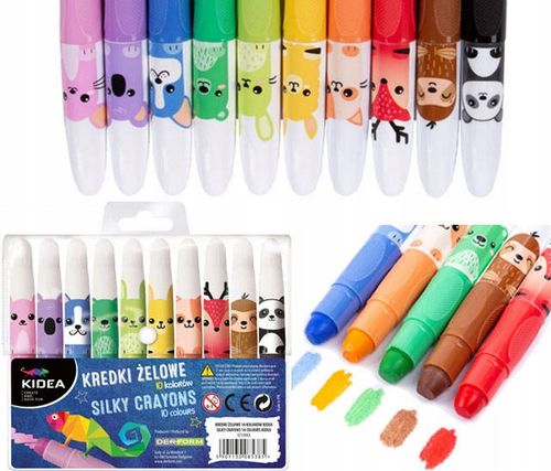 Kredki Żelowe 10Kol Kidea 5385 na Arena.pl