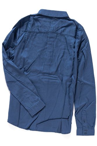 KOSZULA WRANGLER SOLID SHIRT BLUE INDIGO W5202LR41 S na Arena.pl