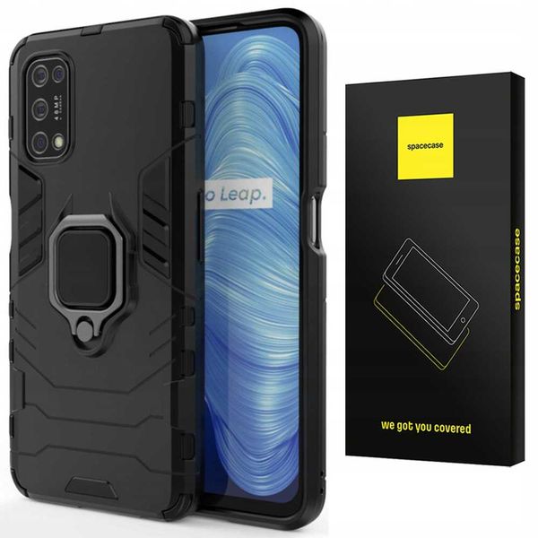 Spacecase X-Ring Realme 7 5G Czarny zdjęcie 1