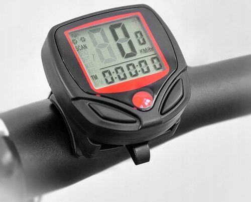 LICZNIK ROWEROWY WODOODPORNY PRĘDKOŚCIOMIERZ LCD PRĘDKOŚĆ PRZEBIEG ZEGAR na Arena.pl