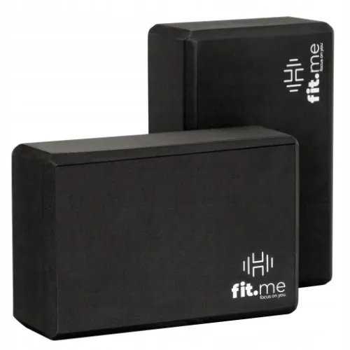 ZESTAW KOSTKI 2 SZT + PASEK DO JOGI WYTRZYMAŁY DO ĆWICZEŃ KOSTKA X2 FIT.ME na Arena.pl