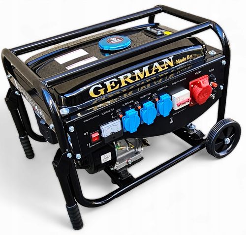 AGREGAT PRĄDOTWÓRCZY A8 5,2kW KOŁA MIEDŹ prądu AVR+ MIEDZIANY STOJAN GERMAN na Arena.pl