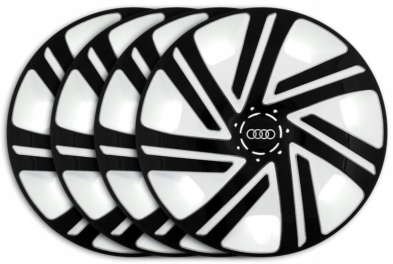 KOŁPAKI 15'' AUDI B3 B4 A1 A2 A3 A4 A5 BIAŁE CKB zdjęcie 1