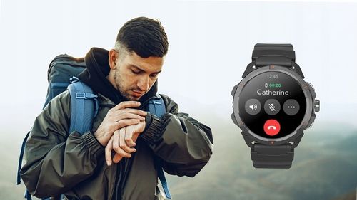Wytrzymały Hammer Smartwatch 2 wodoodporny GPS SOS Duża bateria na Arena.pl