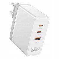 Vention Ładowarka Sieciowa Zasilacz GaN QC Do Telefonu USB-A USB-C 100W