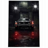 Obraz 120x80 samochody ford mustang shleby luksusowy retro klasyk czarny