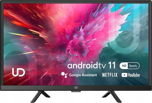 TELEWIZOR UD LCD 24 ANDROID 11 SMART TV DVBT HEVC na Arena.pl