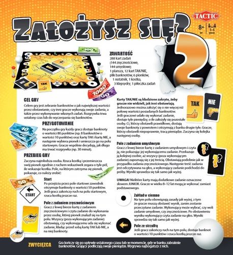 Tactic Imprezowa Gra Założysz się 2? na Arena.pl