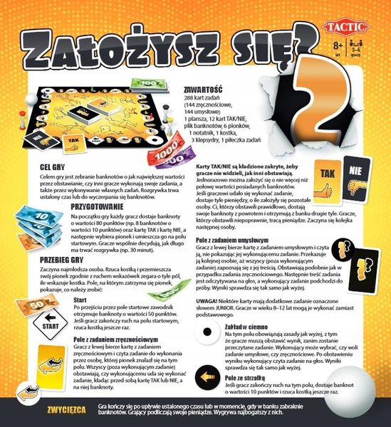 Tactic Imprezowa Gra Założysz się 2? zdjęcie 4