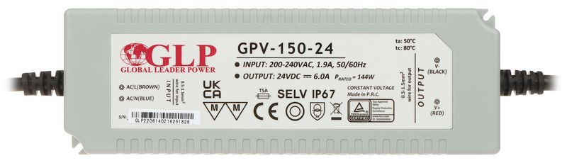 ZASILACZ IMPULSOWY 24V/6A/GPV zdjęcie 1