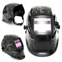 Przyłbica maska spawalnicza samościemniająca ciemna regulowana KD1894