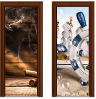 Naklejka samoprzylepna Okleina na Drzwi Szafę 3D