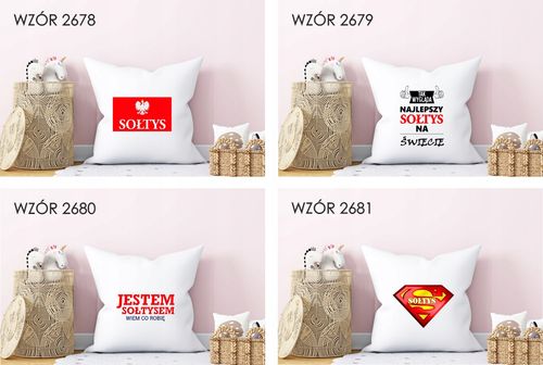 Poduszka z nadrukiem PREZENT dla SOŁTYSA SOŁTYS na Arena.pl