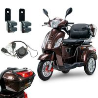 Skuter elektryczny, pojazd inwalidzki BILI BIKE SHINO G2 LIT +DODATKI -brąz