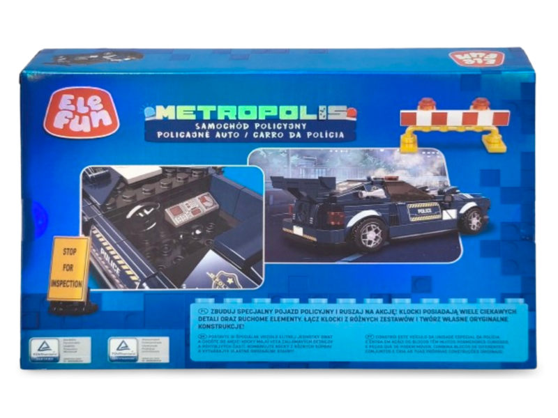 Klocki Elefun Metropolis Samochód Policyjny C5008 zdjęcie 7