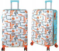 Duża walizka na kółkach SUNBAG Fly360 DualColor