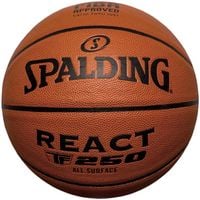 Piłka do koszykówki Spalding React TF-250 Logo Fiba 76967Z — Rozmiar: 7
