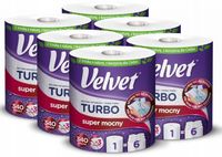 Velvet ręcznik papierowy Turbo super mocny 6 sztuk