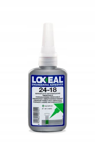 KLEJ DO GWINTÓW NAKRĘTEK ŚRUB LOXEAL 24-18 ŁATWO DEMONTOWALNY 50 ml na Arena.pl