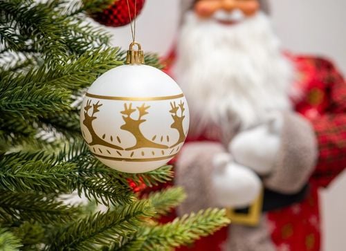 ZESTAW BOMBEK CHOINKOWYCH 115 szt BOMBKI MIX WZORY NIETŁUKĄCE na Arena.pl