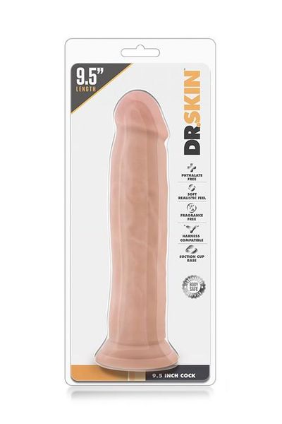 Dr. Skin 9.5Inch Cock Vanilla zdjęcie 1