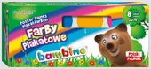 FARBY PLAKATOWE 8KOL 20ML BAMBINO