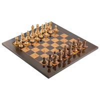Luksusowy Zestaw Szachowy Figury z Akacji 9,7 cm + Szachownica z Klonu 51cm