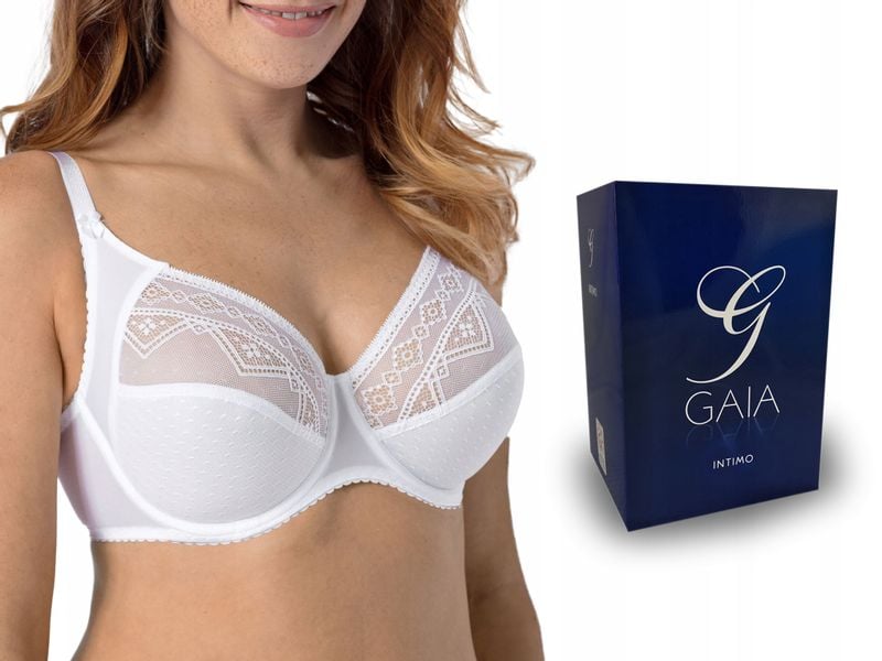 GAIA NANCY 059 , biustonosz soft , BIAŁY , 95E zdjęcie 1