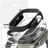 ringke slim 2-pack apple watch ultra 1 / 2 (49 mm) clear & matte black