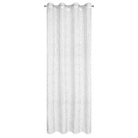 Firana na przelotkach o strukturze siatki IGA 140X250 biała