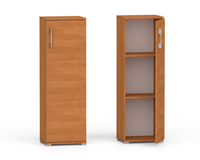 Regał komoda do biura Pola 1D 110 x 30 cm olcha 3 półki