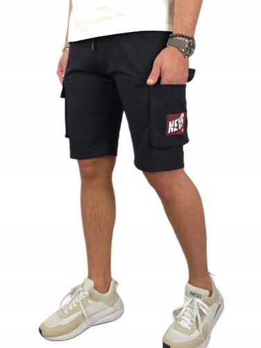 KRÓTKIE SPODENKI męskie DRESOWE bojówki z KIESZENIAMI dresy szorty - r. XL na Arena.pl