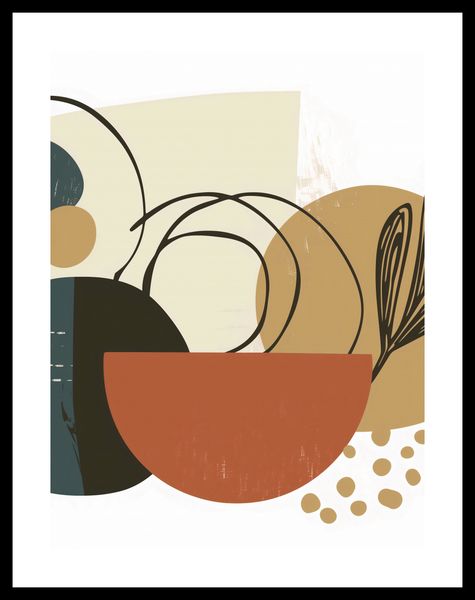 Plakat 60x80cm Kolaż Roślin zdjęcie 3