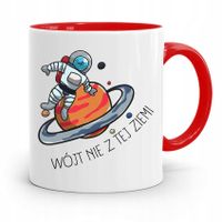 Dla Wójta Kubek Czerwony Wójt Nie Z Tej Ziemi Z Nadrukiem Ze Zdjęciem