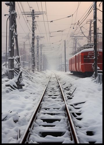 Plakat 64x90cm Podróż po Torach na Arena.pl