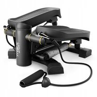 Stepper do ćwiczeń fitness skrętny 2w1 z linkami licznikiem step Trex Sport