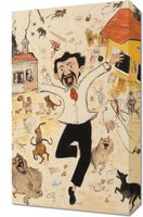 Obraz 30x50cm Chaos w Miasteczku