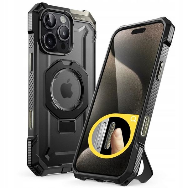 SUPCASE UB GRIP MAG MAGSAFE IPHONE 16 PRO MAX BLACK zdjęcie 1