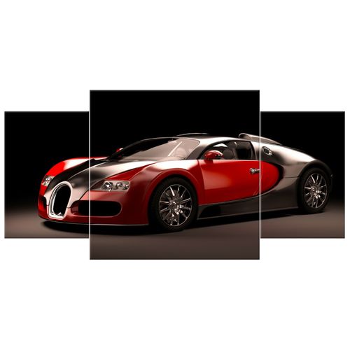 Foto-Obraz 80X40 Czerwone Bugatti Veyron na Arena.pl