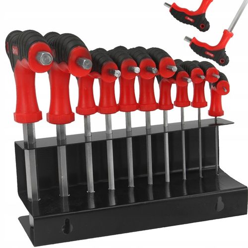 10x KLUCZE IMBUSOWE HEX IMBUSY ZESTAW 2-10 mm Rowerowe Sześciokątne na Arena.pl